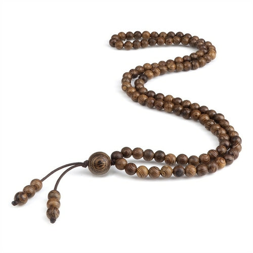 6mm Black Natural Lava Stone Bracelet Meditation Prayer Yoga 108 Mala