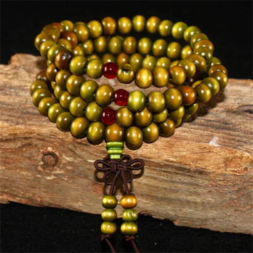 Sacred Sandalwood Energy Bracelet – Grounding & Meditation Beads
