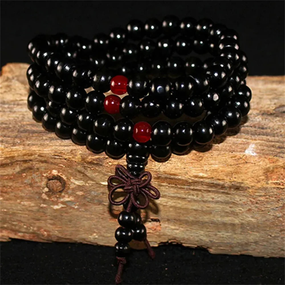 Sacred Sandalwood Energy Bracelet – Grounding & Meditation Beads