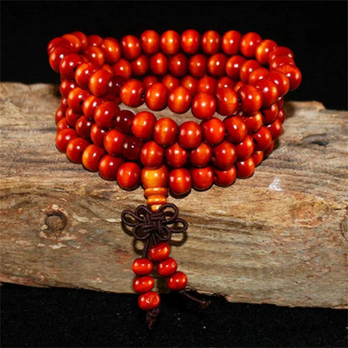 Sacred Sandalwood Energy Bracelet – Grounding & Meditation Beads
