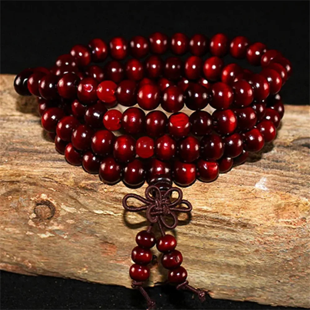 Sacred Sandalwood Energy Bracelet – Grounding & Meditation Beads