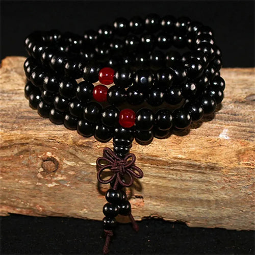 Sacred Sandalwood Energy Bracelet – Grounding & Meditation Beads