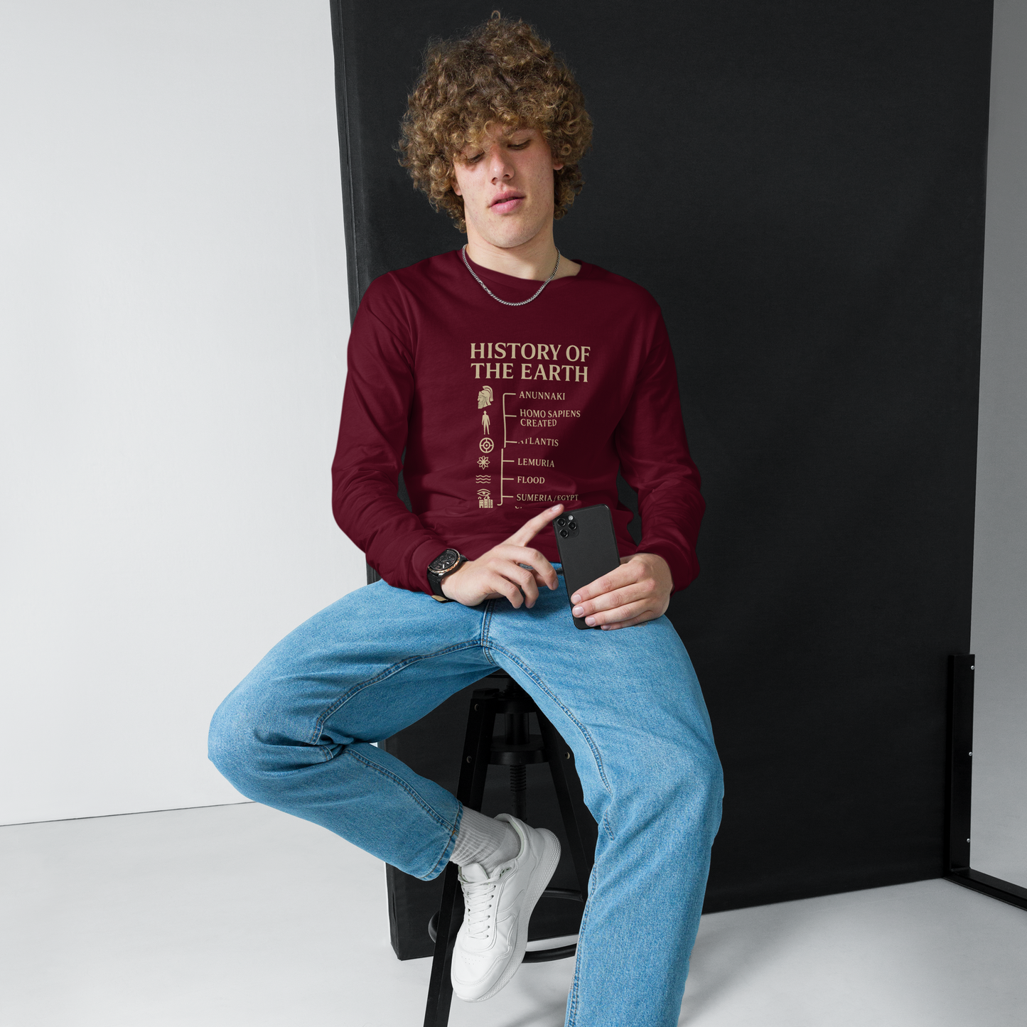 SoulOS Long Sleeve T-Shirt – “History of the Earth”