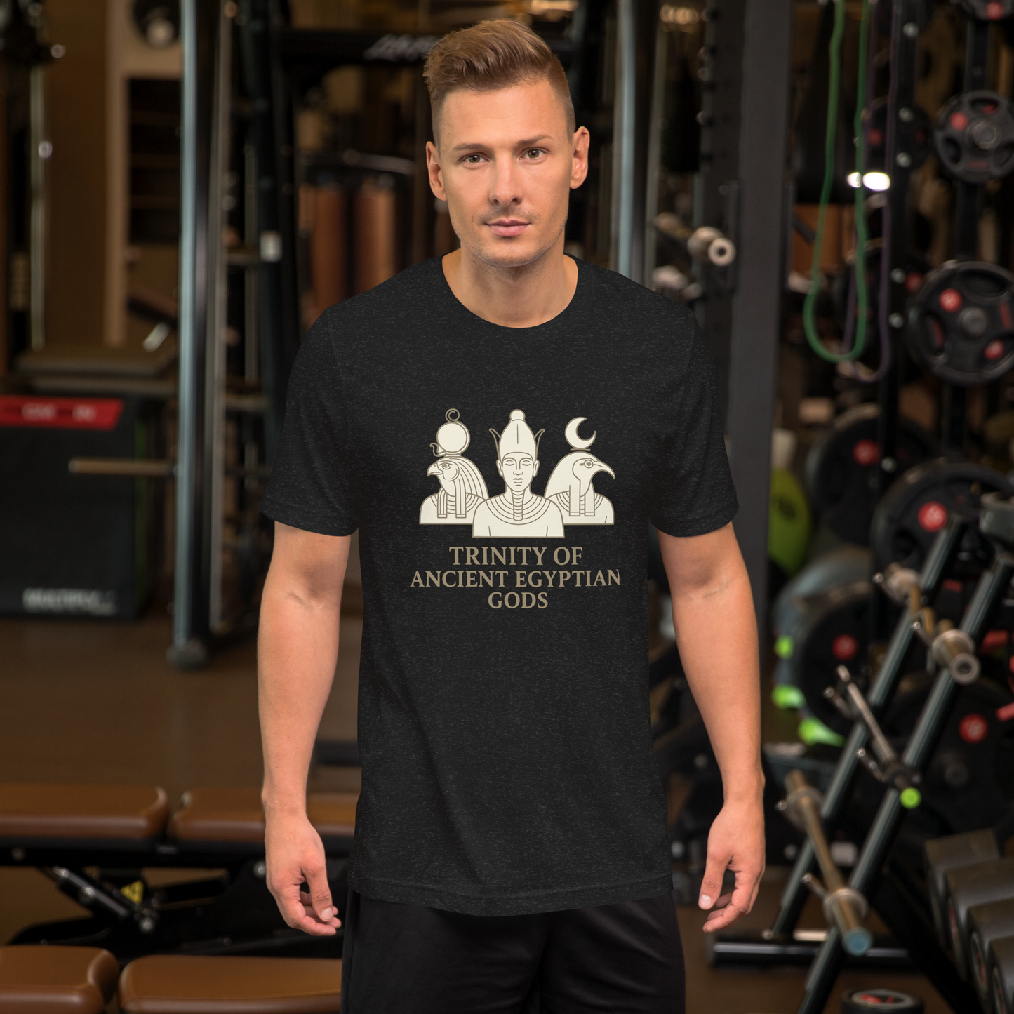 SoulOS Spiritual T-Shirt – “Egyptian Trinity”